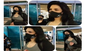 حورية فرغلي تكشف وجهها لأول مرة بعد عودتها إلى مصر... فيديو