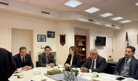 مجلس السفراء العرب المعتمدين لدى مملكة السويد يزور مقر سفارة دولة فلسطين