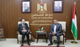 محافظ الخليل يجتمع مع رئيس سلطة المياه لبحث احتياجات المحافظة