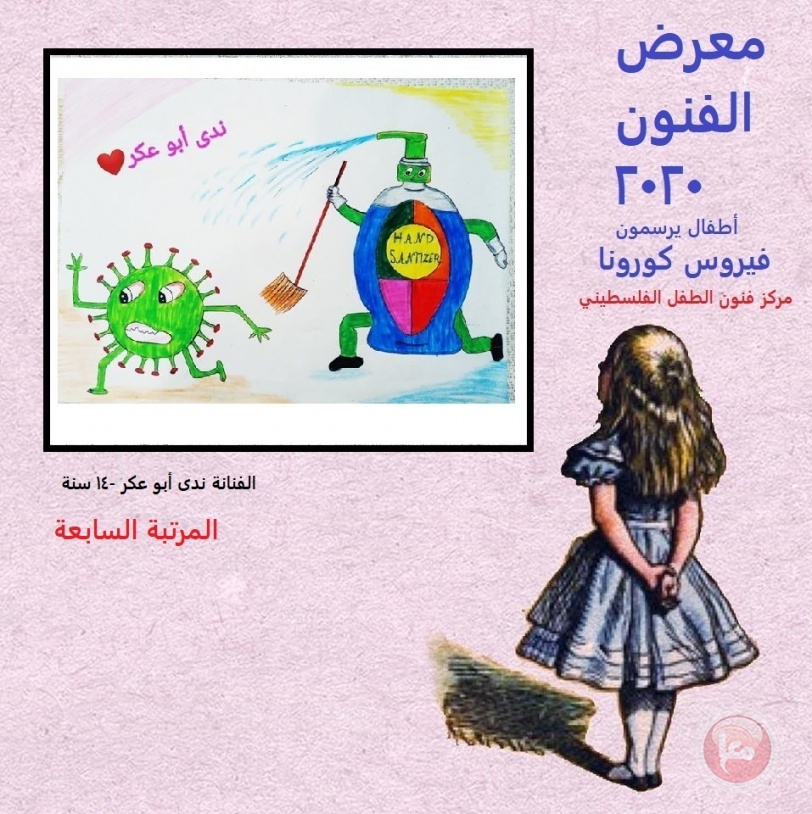  افتتاح معرض "الأطفال يواجهون فيروس كورونا بالفن والألوان "