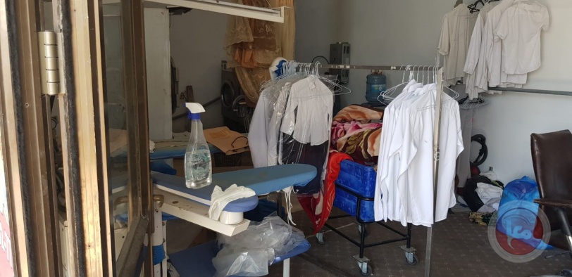 سلفيت: إغلاق مغسلة تغسل ملابس للمستوطنين 