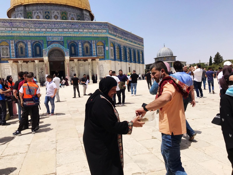 صلاة الجمعة الأولى  بالاقصى   بعد اغلاقه بسبب "كورونا"