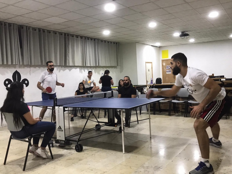 المجموعة البابوية البيتجالية تنظم بطولة داخلية بكرة الطاولة