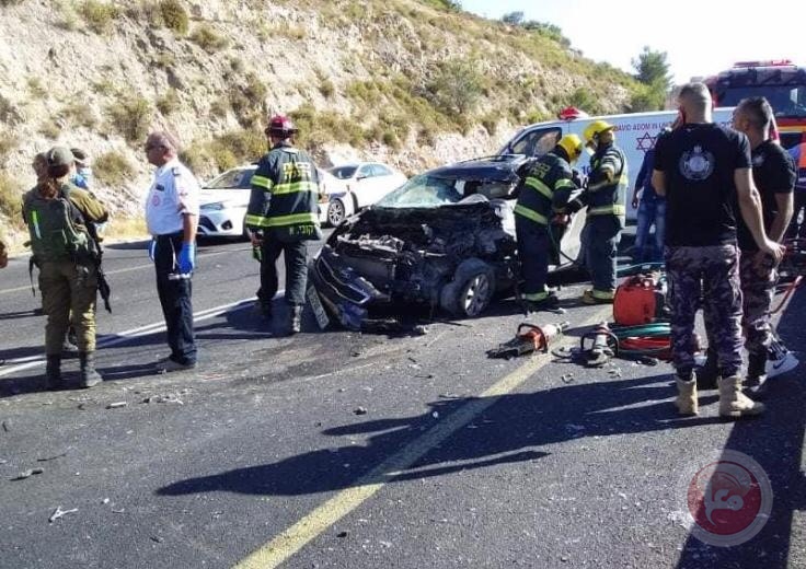 فيديو- مصرع مواطن وإصابة 4 آخرين بحادث سير جنوب بيت لحم