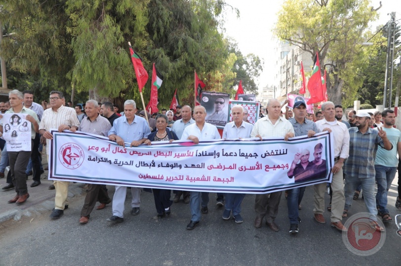 الجبهة الشعبية تدعو لإطلاق  حملة وطنية  من أجل إنهاء معاناة الأسير المريض أبو وعر