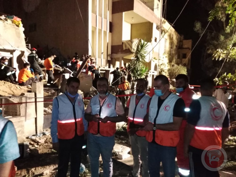 جمعية الهلال الأحمر الفلسطيني تشارك بأعمال الإغاثة بانفجار بيروت