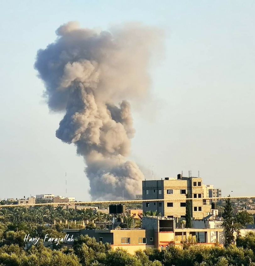 قصف اسرائيلي على غزة والمقاومة تطلق صواريخها نحو الغلاف