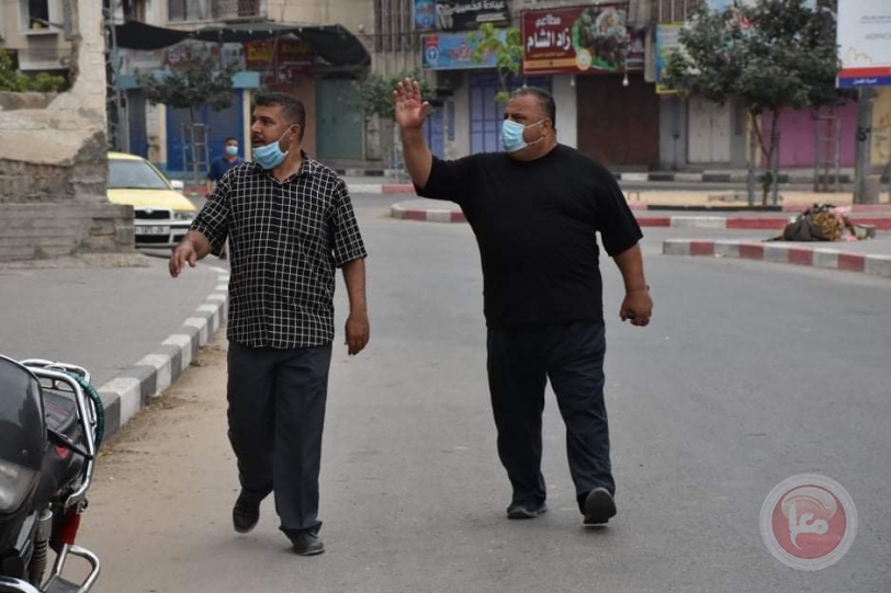 صور-  الشرطة بغزة تشدد من اجراءات حظر التجوال وانهاء حجر المئات