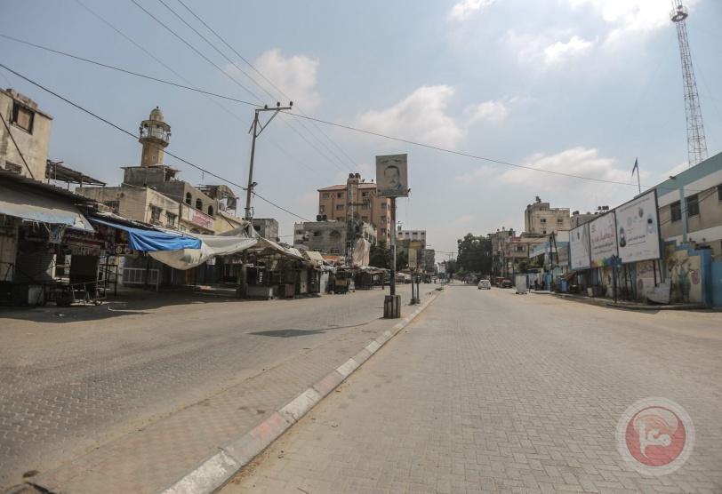 صور-  الشرطة بغزة تشدد من اجراءات حظر التجوال وانهاء حجر المئات