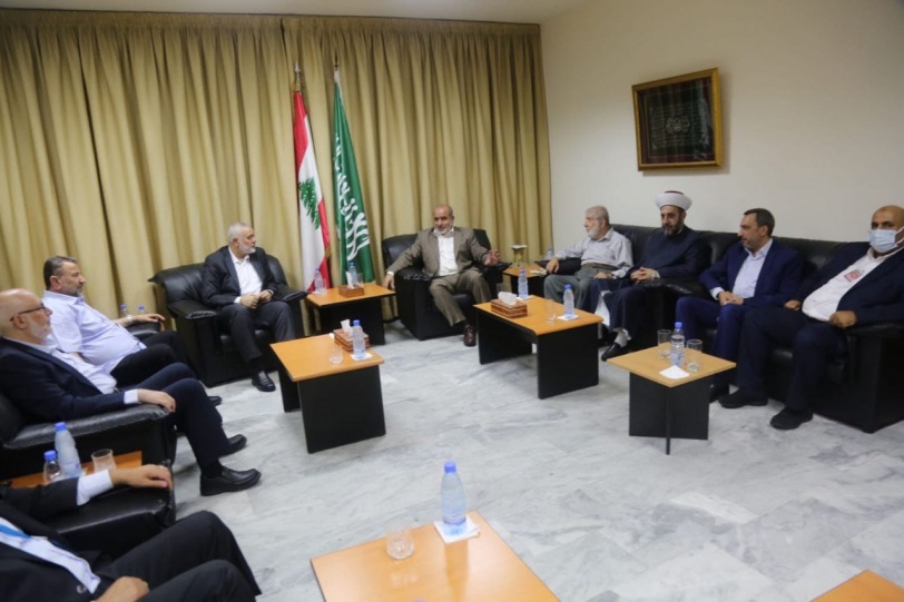هنية يلتقي الأيوبي: متفقون على ضرورة تحقيق العيش الكريم للاجئ الفلسطيني