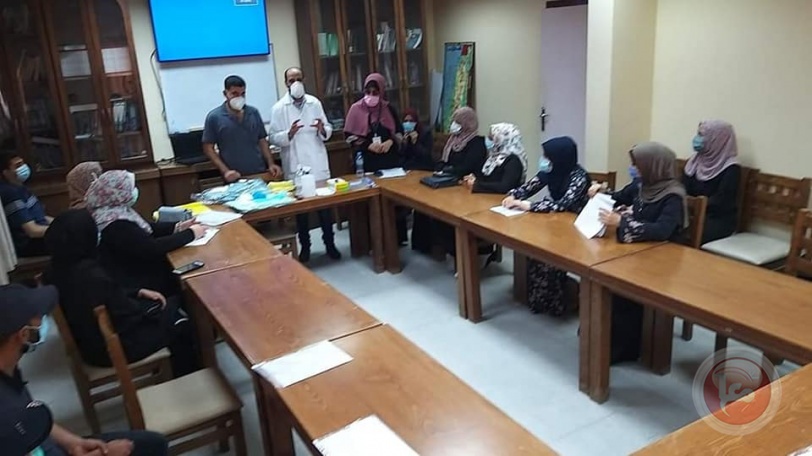 غزة: مجمع عدوان الطبي يدرب عشرات الكوادر الطبية لمكافحة كورونا