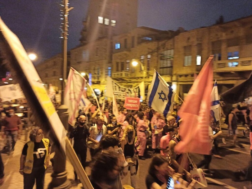 الأسبوع الـ 19 للتظاهرات: الآلاف يتظاهرون ضد نتنياهو
