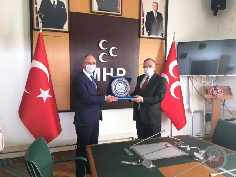 السفير مصطفى يطلع رؤساء الكتل البرلمانية التركية على الأوضاع في فلسطين