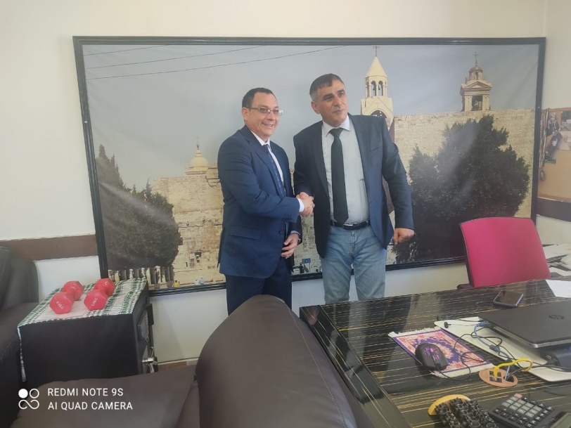 سفير نيكارجوا يزور بيت لحم : نحب فلسطين وسنعمل مشاريع مع معا