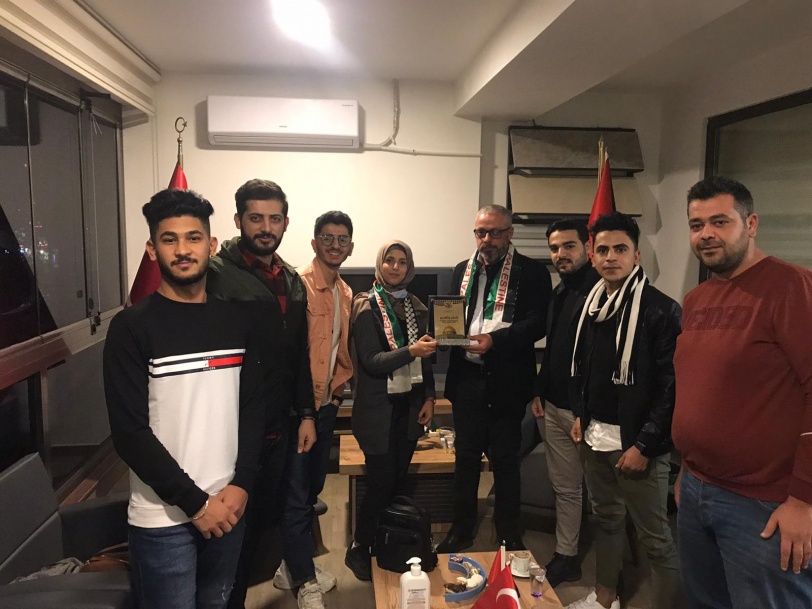 نادي شباب الأعمال الفلسطيني التركي يلتقي سفيرنا وأمين سر فتح