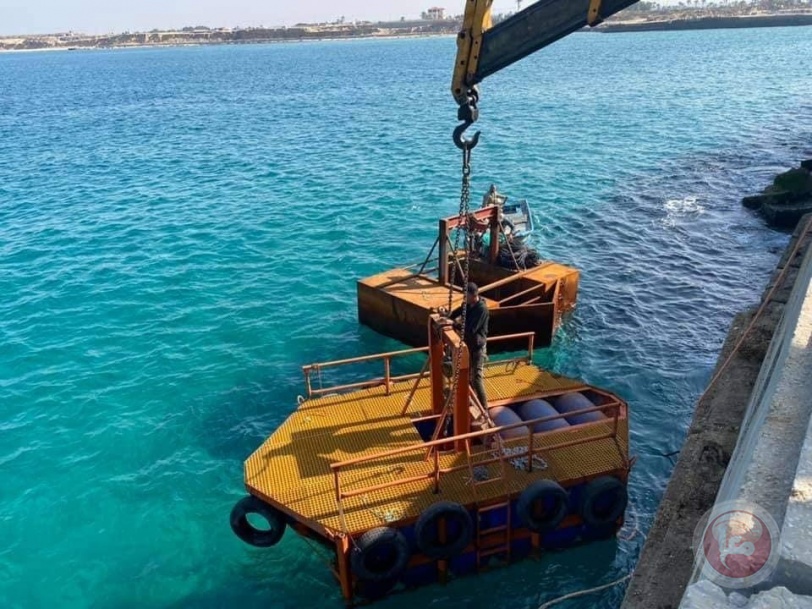 غزة: بدء مشروع تركيب اقفاص بحرية على مسافه 4 ميل بحري
