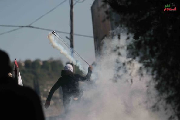 صور - فلسطينيون يسقطون طائرة مسيرة لجيش الاحتلال في كفر قدوم 