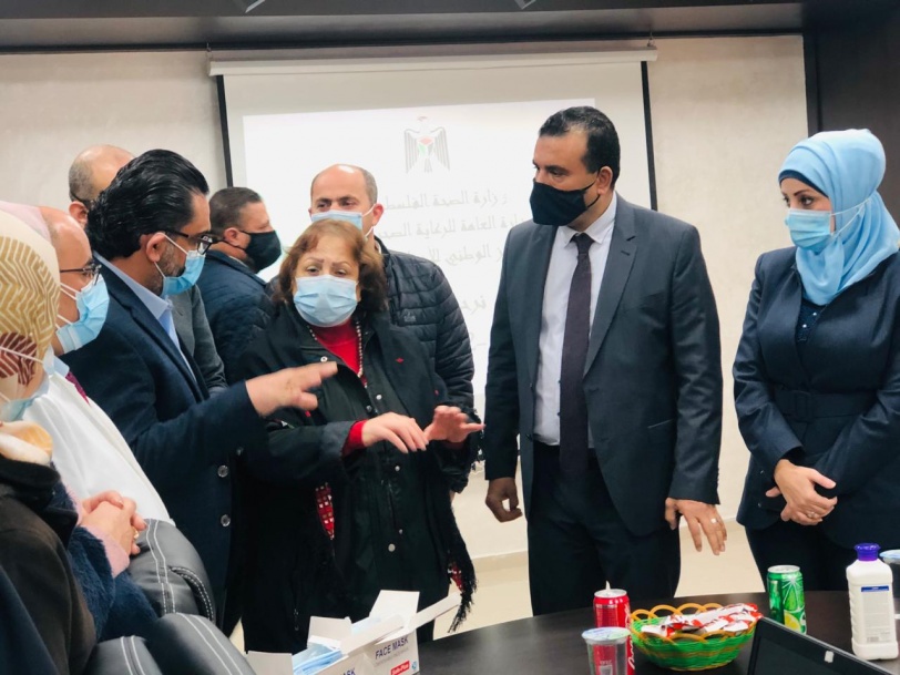 وزيرة الصحة تزور المركز الوطني للامراض الجلدية