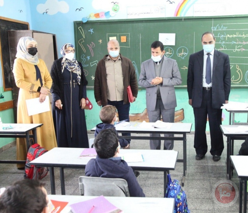 استئناف الدراسة في المرحلة الابتدائية بقطاع غزة