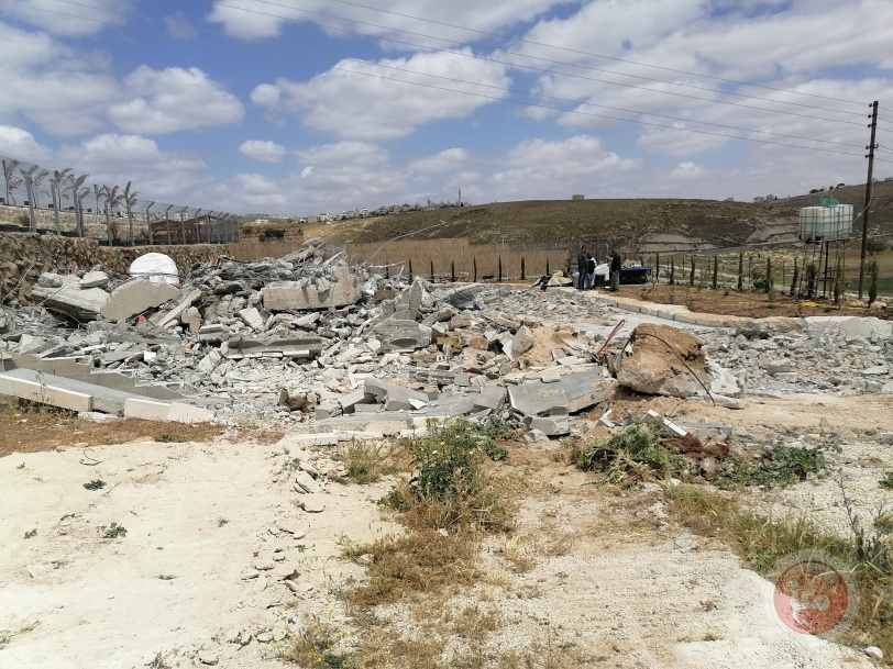 الاحتلال يهدم منزلا شرق بيت لحم
