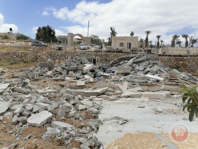 الاحتلال يهدم منزلا شرق بيت لحم