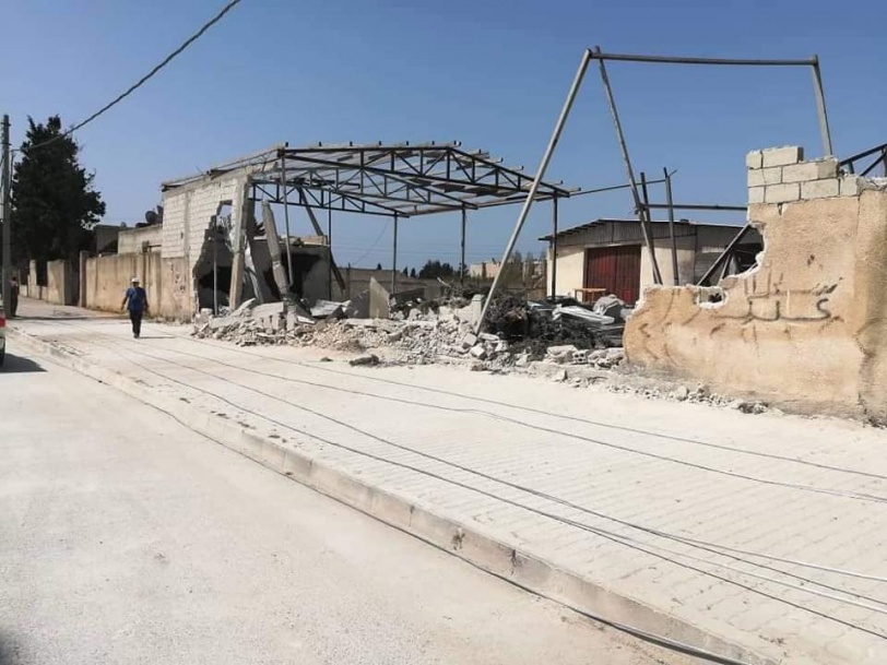 تضرر المباني جراء القصف الإسرائيلي في اللاذقية  (صور)