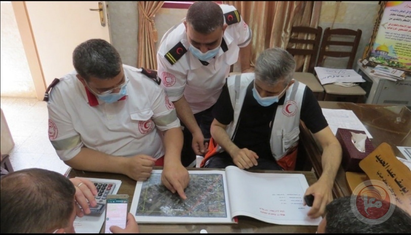 الهلال الأحمر الفلسطيني يرفع درجة الجهوزية للدرجة الرابعة بغزة 