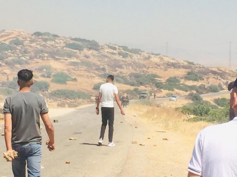 10 اصابات بنيران الاحتلال عند حاجز "تياسير" في الاغوار 