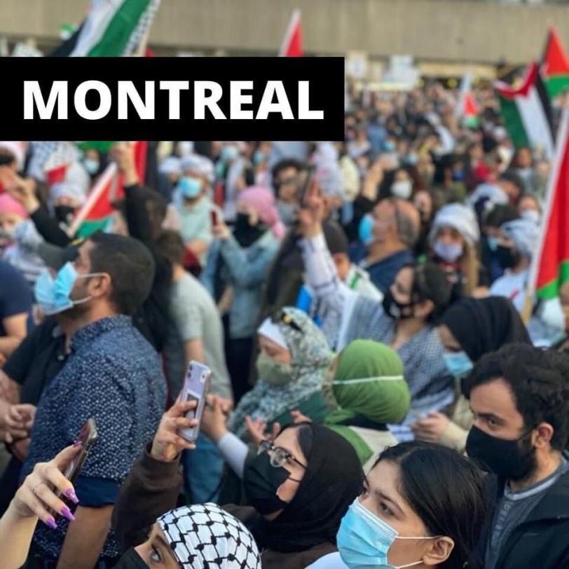 مظاهرات غاضبة تضامنا مع فلسطين في أغلب المدن الكندية (صور)