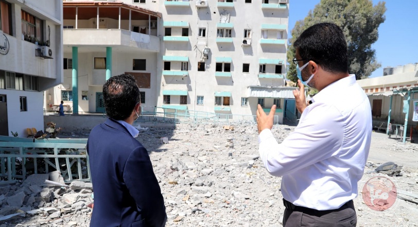 ابو الريش يطلع المدير العام للصليب الأحمر على حجم الأضرار التي لحقت بالمنظومة الصحية