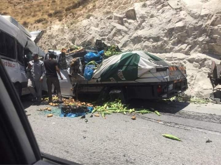 وفاتان و5 إصابات بحادث سير شمال نابلس
