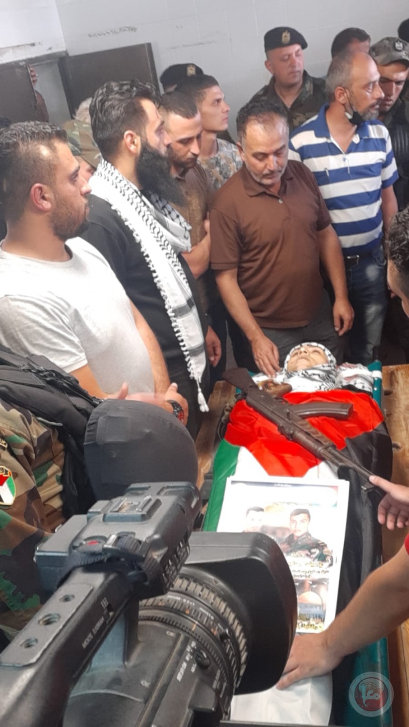صور- نابلس تشيع جثمان الشهيد عليوي