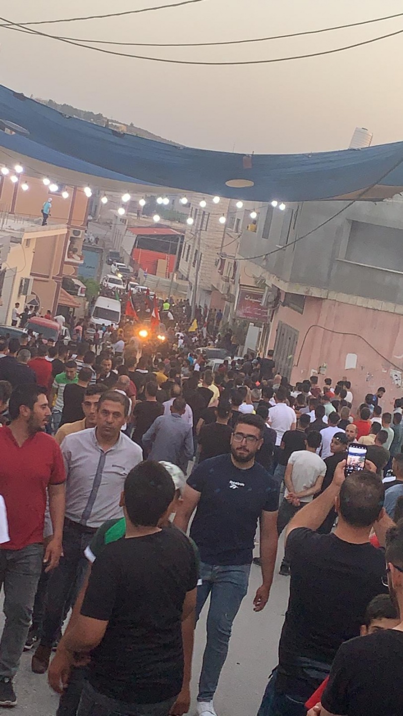 نابلس: تشييع جثمان الشهيد حمايل إلى مثواه الأخير