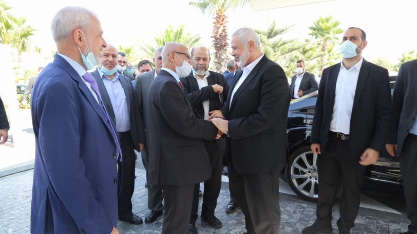 هنية يصل المملكة المغربية على رأس وفد قيادي من حماس