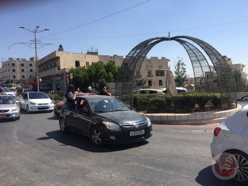 فيديو وصور- جانب من احتفال مدينة بيت لحم بنتائج التوجيهي
