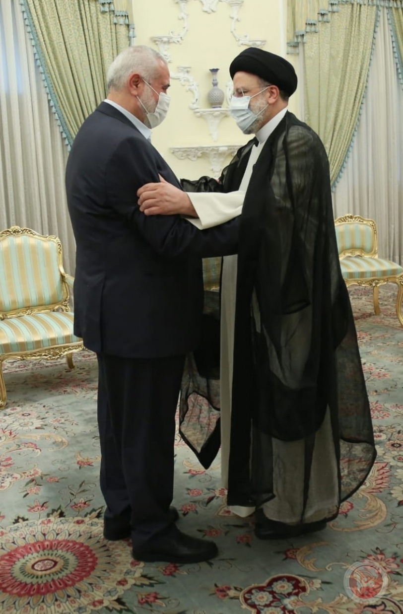 هنية يلتقي الرئيس الإيراني الجديد إبراهيم رئيسي