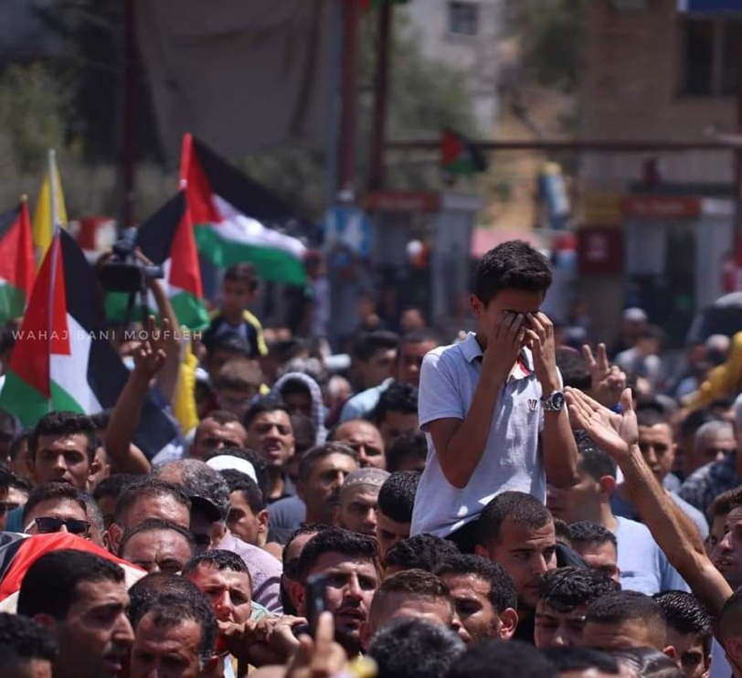 عباس زكي خلال تشييع الشهيد الشرفا: بيتا ستنتصر بمقاومتها ووحدتها