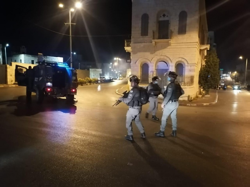 قوات الاحتلال تقمع مسيرة سلمية على المدخل الشمالي لبيت لحم