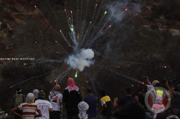 40 اصابة خلال مواجهات مع الاحتلال على جبل صبيح وبيت دجن
