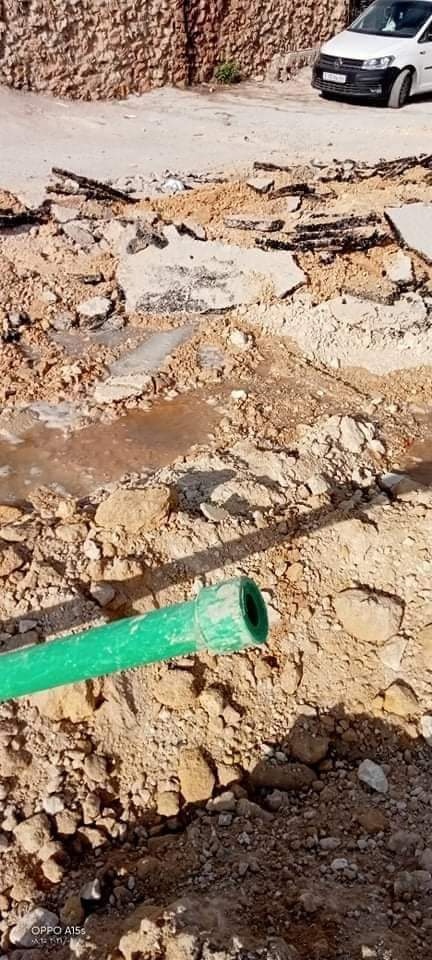 الاحتلال يدمر الطرق وشبكة المياه في محيط جبل صبيح