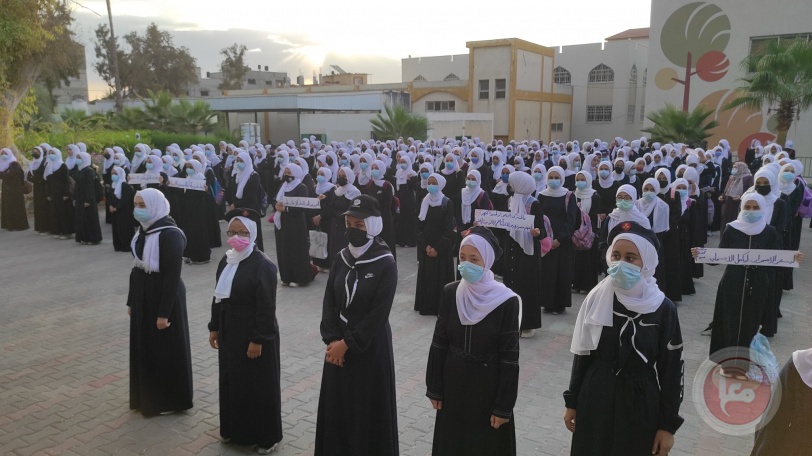 مدارس الوسطى تُحيي ذكرى الانسحاب الإسرائيلي من قطاع غزة