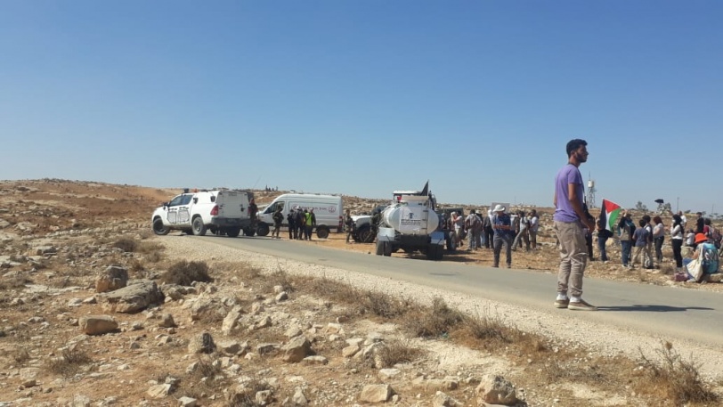 اصابات واعتقالات خلال مسيرة في المفقرة شرق يطا