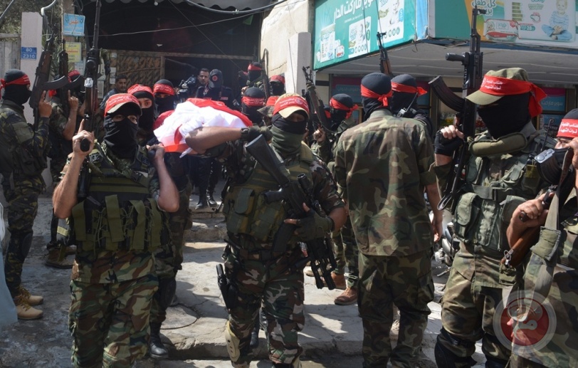 تشييع جثمان القائد الوطني عبد الحميد أبو جياب في موكب جنائزي مُهيب بغزة