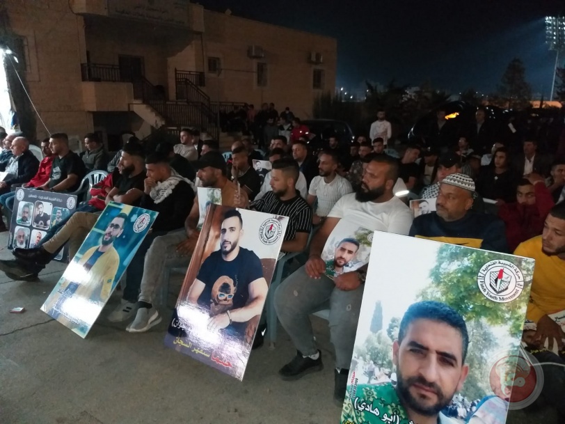 الخليل: مهرجان تضامني واسنادي للاسرى المضربين عن الطعام وعلى رأسهم الاسير الفسفوس