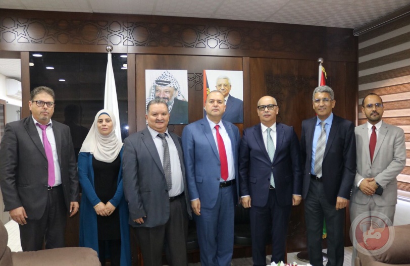 رئيس "الفلسطينية للإقراض الزراعي" يستقبل السفير المغربي