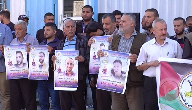 غزة: الجهاد تنظم وقفة إسناد للأسرى المضربين 