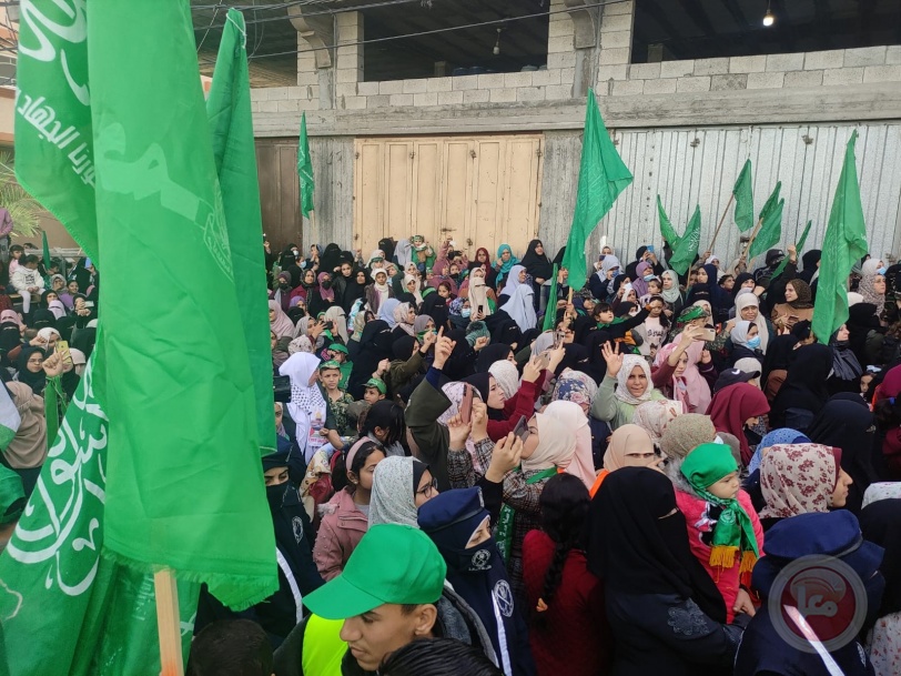 حماس تحيي انطلاقتها بمسيرات جماهيرية حاشدة بغزة والشمال