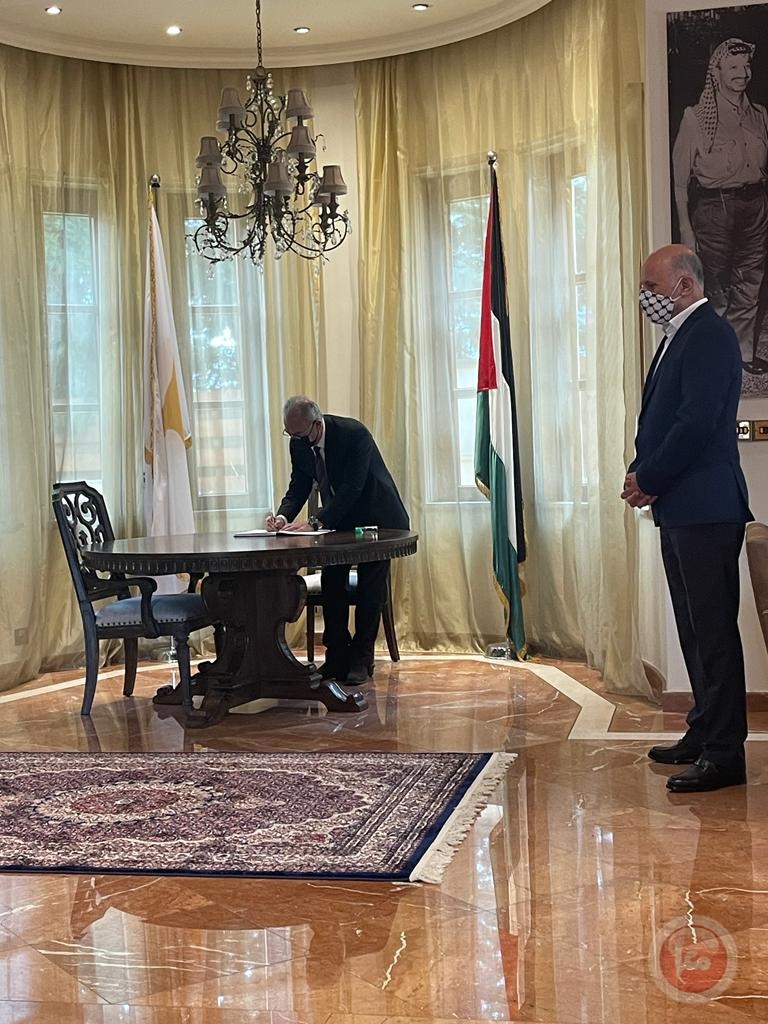 سفارتنا في قبرص تستقبل زعيم الحزب الحاكم في البلاد