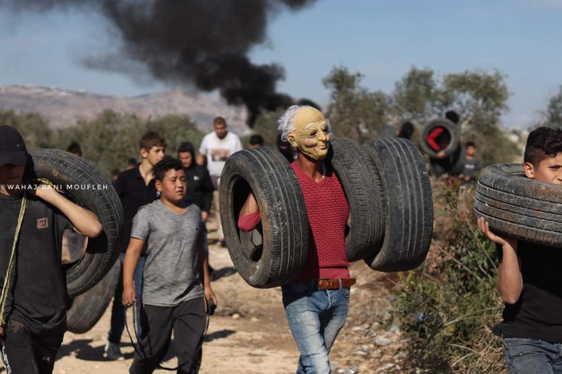 اثنتان بالرأس.. 59 إصابة خلال مواجهات في جبل صبيح