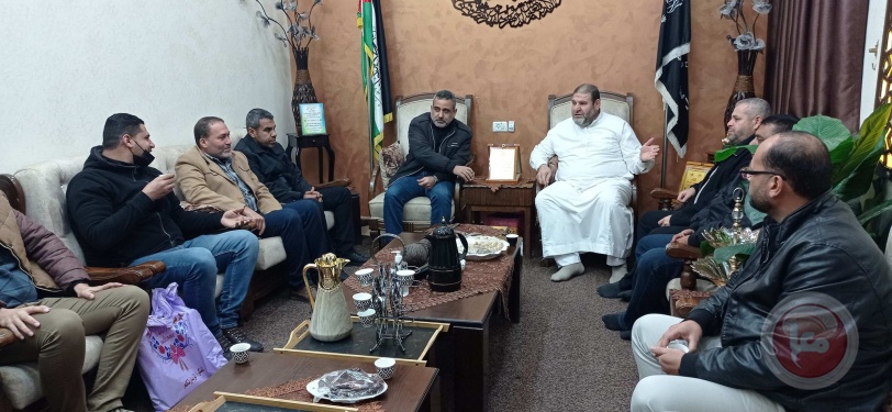 حركة المقاومة الشعبية تستقبل وفداٌ من قيادة الجبهة الديمقراطية وجناحها العسكري في غزة